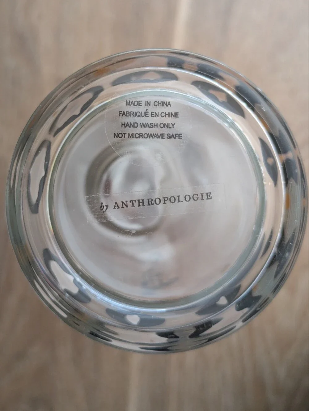 NWT Anthropologie Glass Infuser Bottle